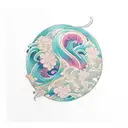 clover and birthday with waves  tattoo design idea