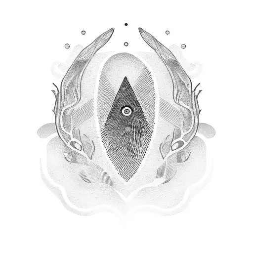 fingerprint tattoo design idea