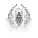 fingerprint tattoo design idea