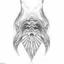 fingerprint tattoo design idea