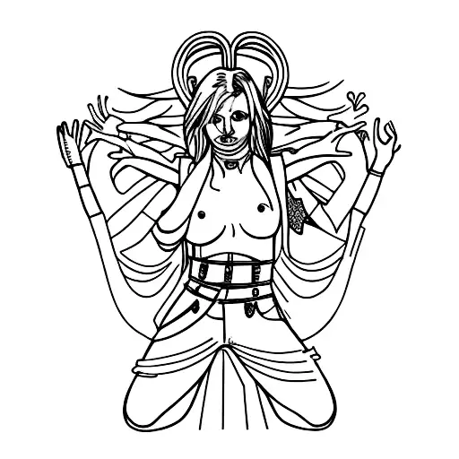 Britney spears  tattoo design idea