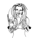 Britney spears  tattoo design idea