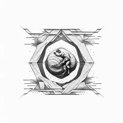 the myth of sisyphus tattoo design idea