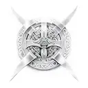 viking tribal tattoo design idea