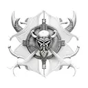 viking tribal tattoo design idea