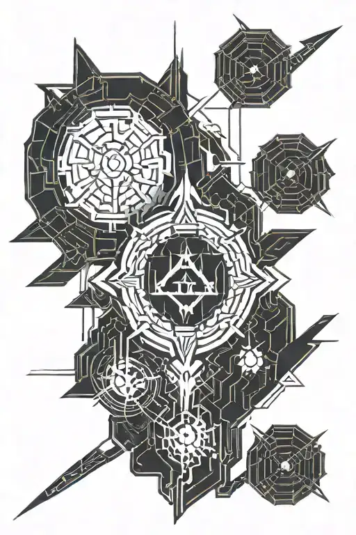 Horizon Dawn Forbidden West tattoo design idea