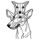 greyhound  tattoo design idea