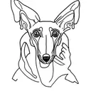 greyhound  tattoo design idea