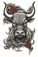 Chicago Bulls logo tattoo design idea