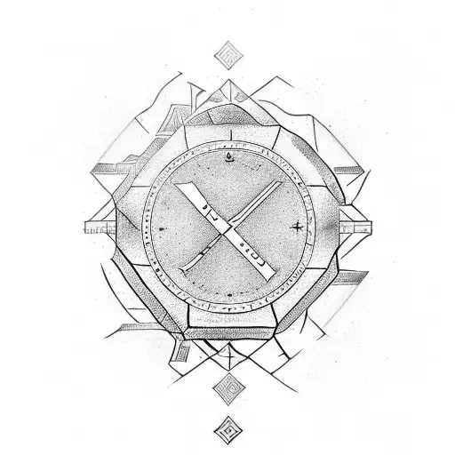 "9.10.2023" in roman numerals vertical orientation  tattoo design idea