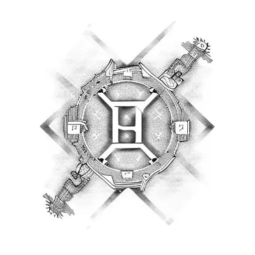 "9.10.2023" in roman numerals vertical orientation  tattoo design idea
