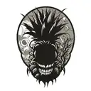 pineapple tattoo design idea