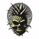 pineapple tattoo design idea