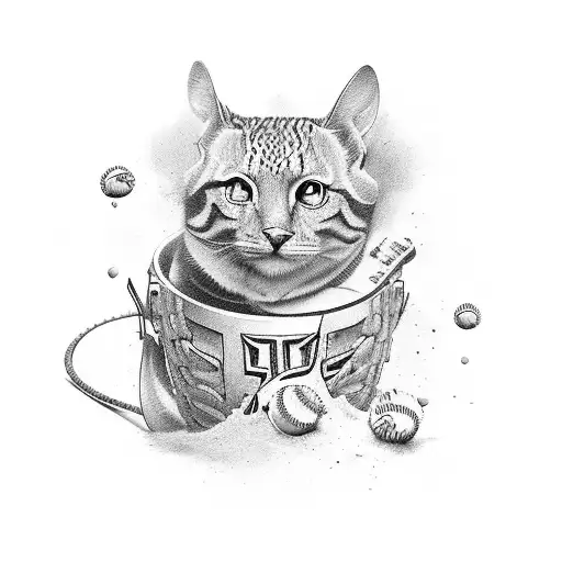 softball memorial tattoo design idea