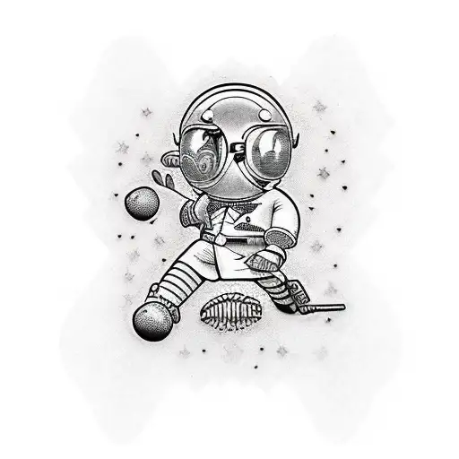 softball tattoo design idea