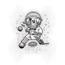 softball tattoo design idea