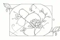 Gone but never forgotten then under that IV•XXIV•MMXXIV tattoo design idea