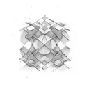 Abstract emo pattern tattoo design idea