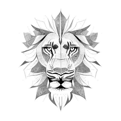 3 lions  tattoo design idea