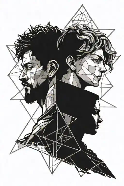 stoic virtues tattoo design idea