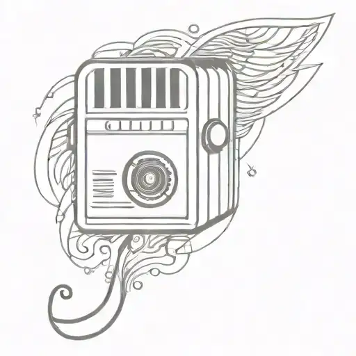jukebox streetsyle tattoo design idea