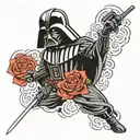 Darth Vader tattoo design idea