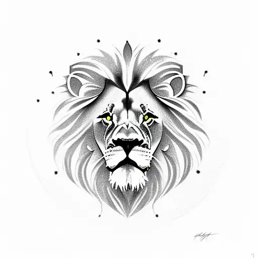 Lion, Clock, Roman Numerals, 11:00, Doves, Vincenzo tattoo design idea