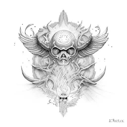 fall of icarus tattoo design idea