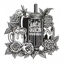 Juice WRLD 999 tattoo tattoo design idea