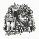 Juice WRLD 999 tattoo tattoo design idea