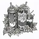 Juice WRLD 999 tattoo tattoo design idea