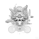 cables progress tattoo design idea