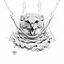 cables kfc progress tattoo design idea