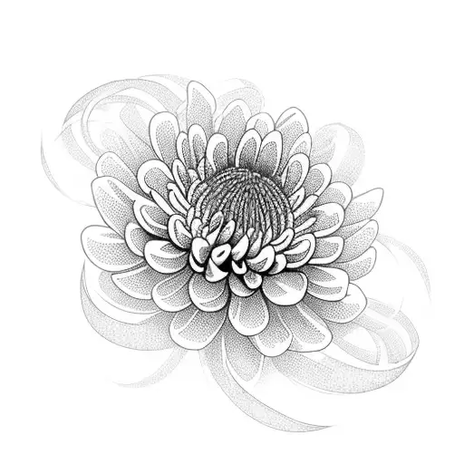 Violet and Chrysanthemum Tattoo - Birth Flower Tattoo : r/FebruaryTattoo