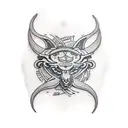 attitude indicator tattoo design idea