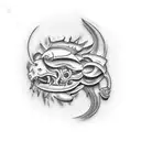 attitude indicator tattoo design idea