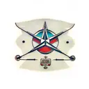 attitude indicator dc-8 tattoo design idea