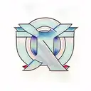 lines with letters M R E J G D tattoo design idea