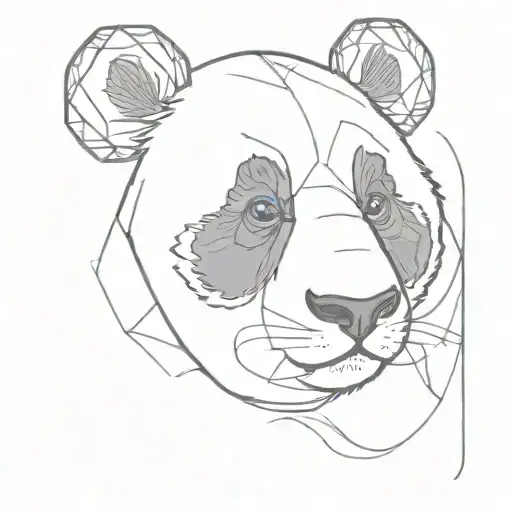 panda face tattoo tattoo design idea