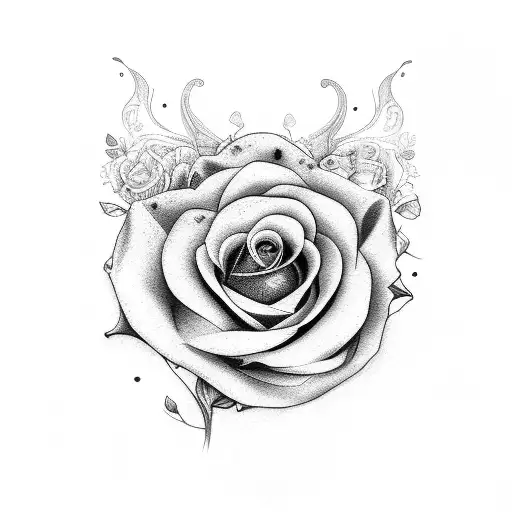 the name "liah" covered with roses tattoo design idea