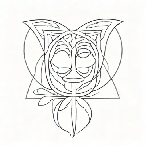 ken carson logo tattoo design idea