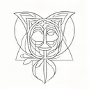 ken carson logo tattoo design idea