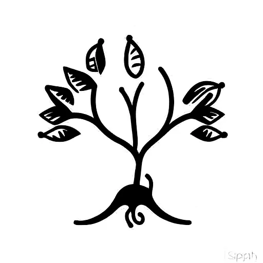grown seed  tattoo design idea