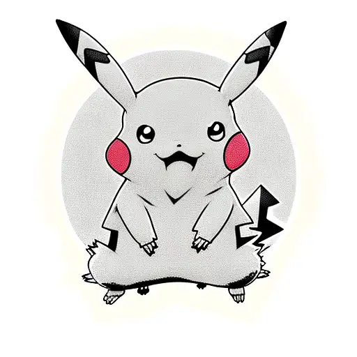 pikachu  tattoo design idea