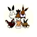 eevee evolutions tattoo design idea
