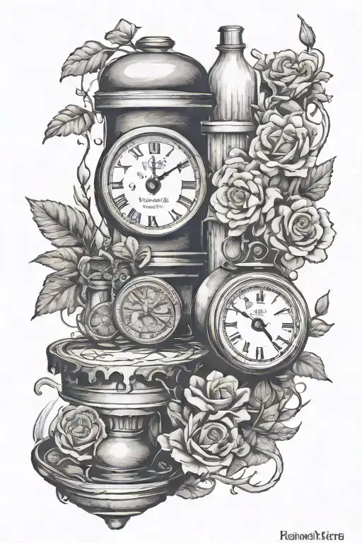 Make a tattoo that represents the grind of life and achieving your goals tattoo design idea