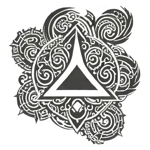 Slavic paganism tattoo design idea