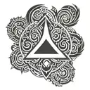 Slavic paganism tattoo design idea