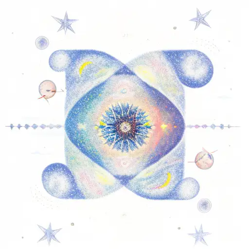 starry night, Love and War, Venus versus Mars, as above so below, tree of life, travel, Orion, Aurora borealis, tattoo design idea