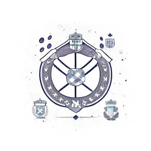 Argentina national team, 3 stars , 5 cups card and Argentina flag  tattoo design idea